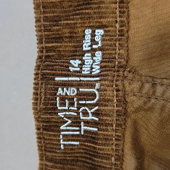 Time and Tru Brown Wide Leg Jumpsuit - Picture 13 of 14